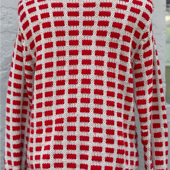 COPY - Vintage 1970’s checkerboard sweater made in Japan - Picture 3 of 9